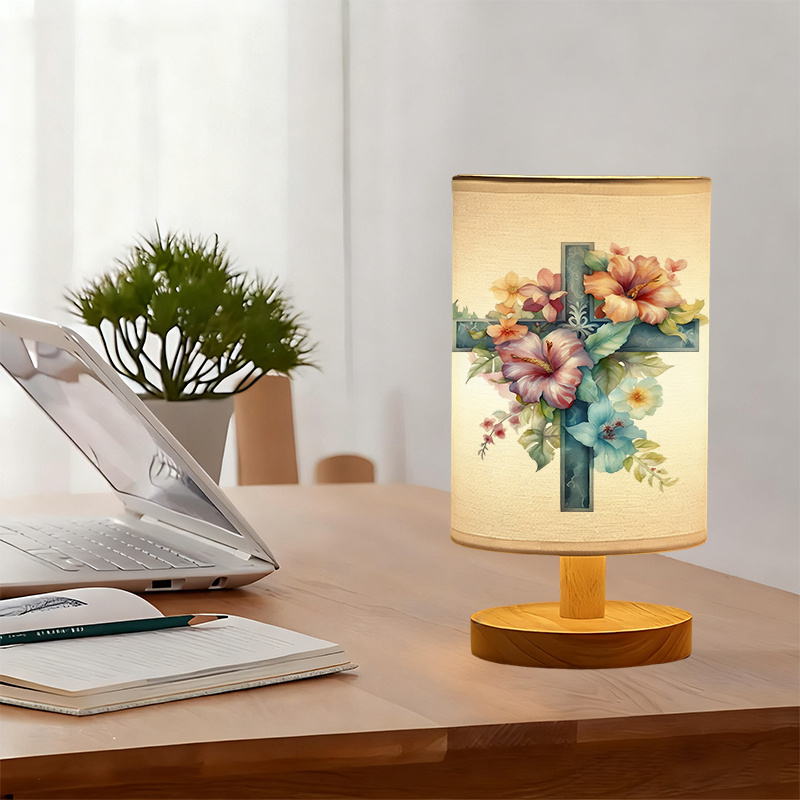 Modern USB-powered Linen Lamp Create Ambiance in the Living Room