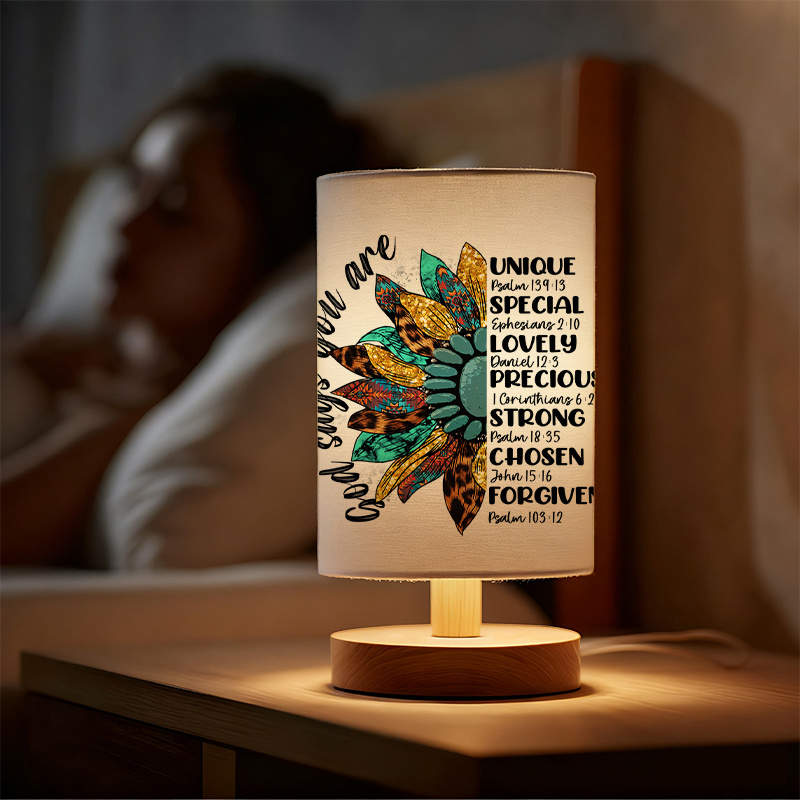 Modern USB-powered Linen Lamp with a Unique Design22