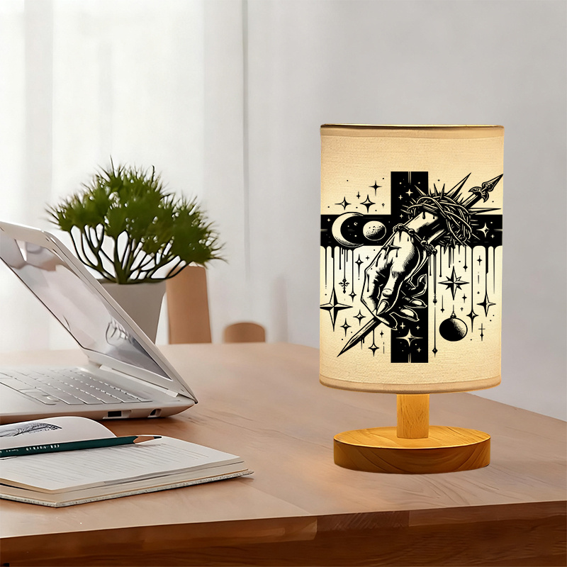 Modern USB-Powered Table Lamp with Bulb - USB Plug-in Bedside