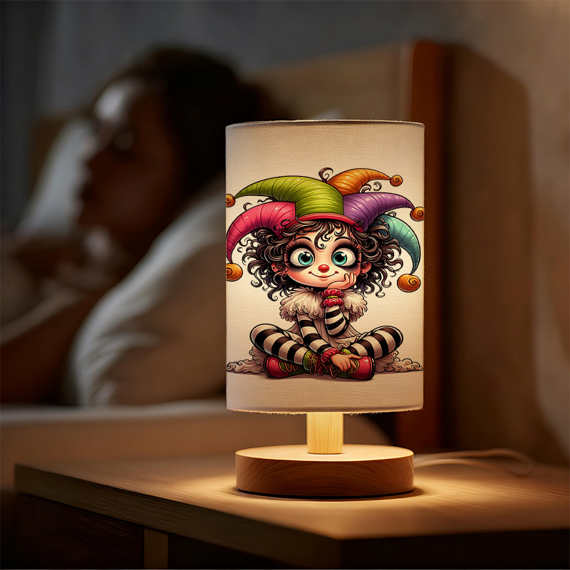 Modern USB-Powered Linen Lamp with Unique Design and Exquisite Patterns