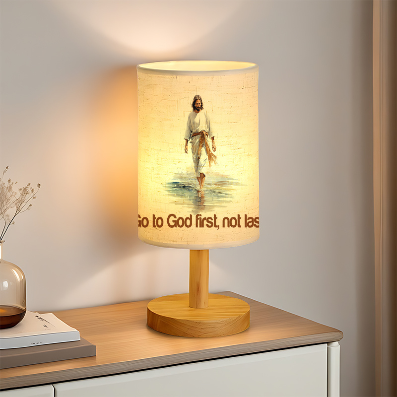 Modern USB-powered Linen Lamp with a Unique Design