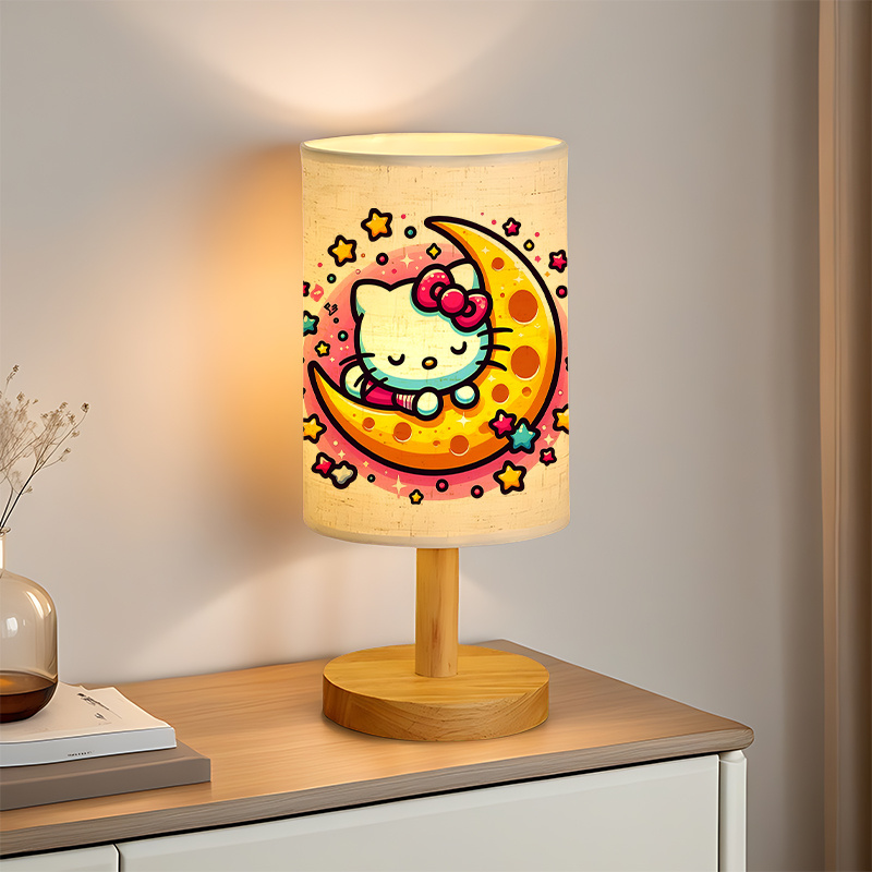  linen lamp with a creative design, featuring Sanrio patterns