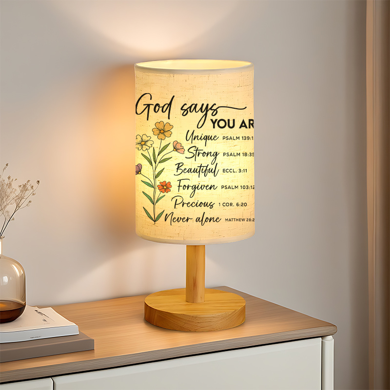 USB-powered Linen Lamp Bedside Decoration Bedroom