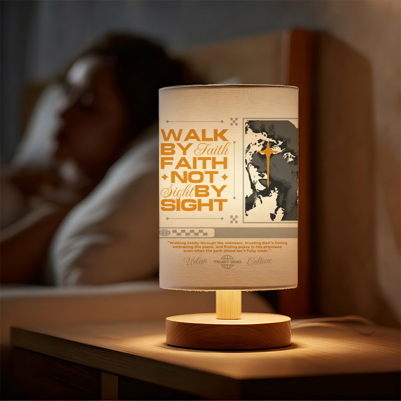 Modern USB-powered Linen Lamp with a Unique Design27