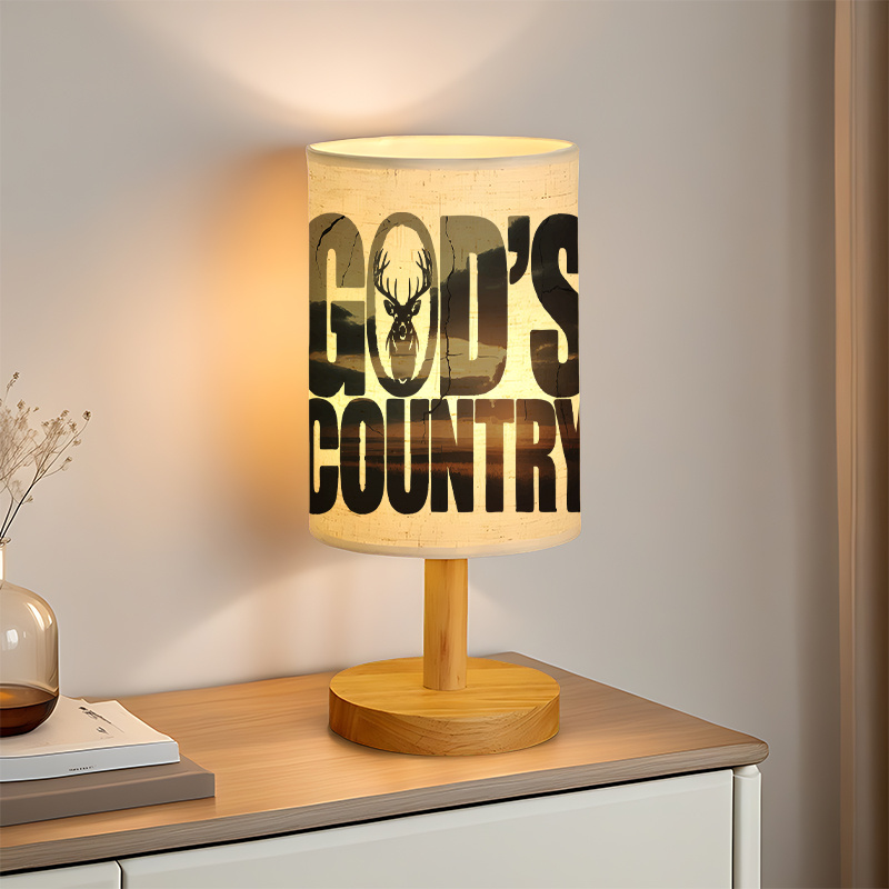 USB-powered Linen Lamp with a Unique Design and