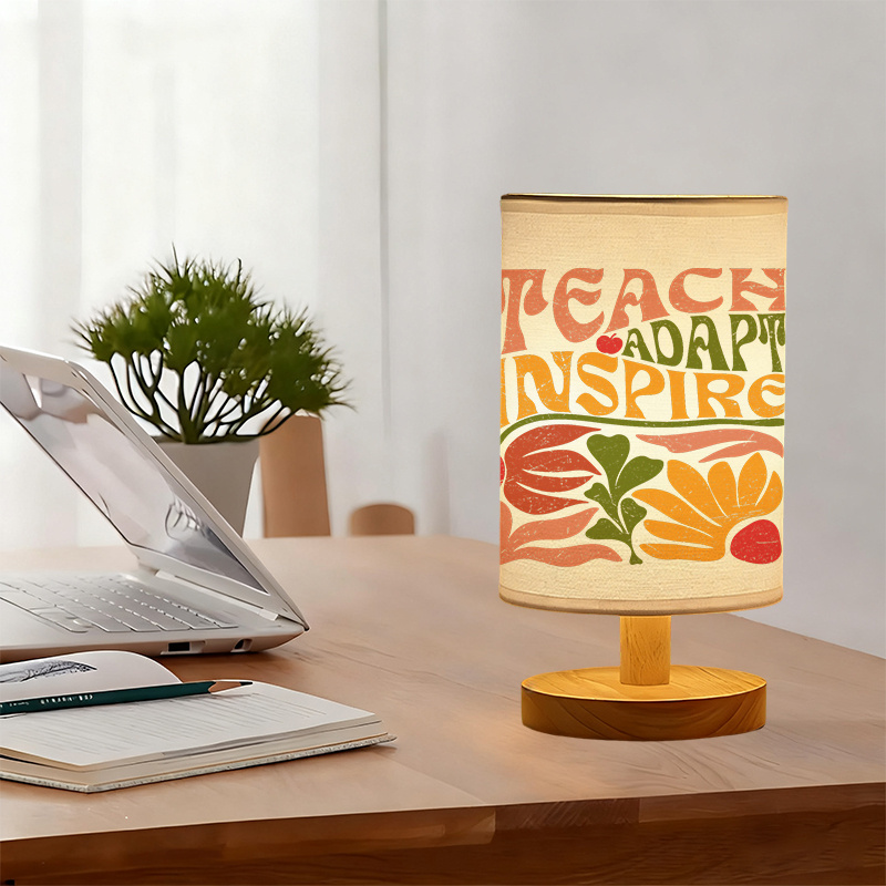 Modern USB-powered Linen Lamp with a Unique Design and Exquisite Patterns.