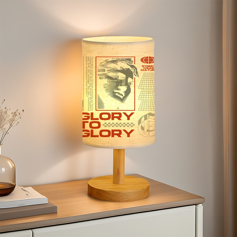 Modern USB-Powered Linen Lamp | Unique Design