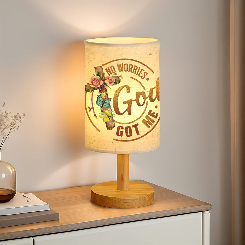 Modern USB-Powered Table Lamp with Button Controlled