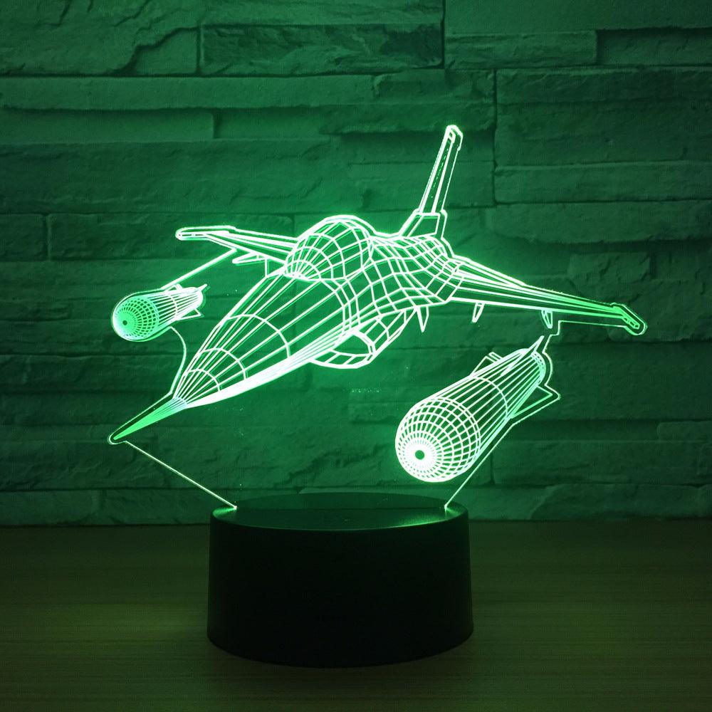 Jet Fighter Optical Lamp-3D Optical Lamp