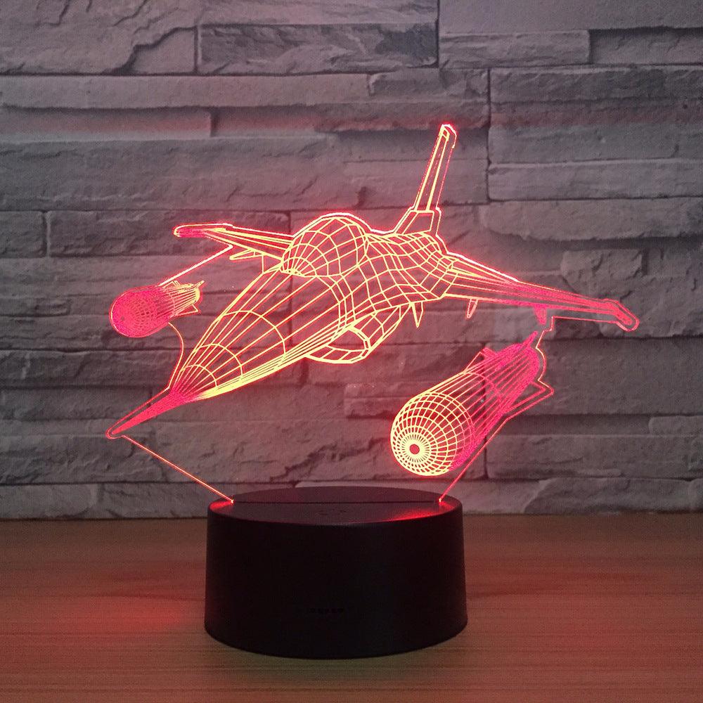 Jet Fighter Optical Lamp-3D Optical Lamp