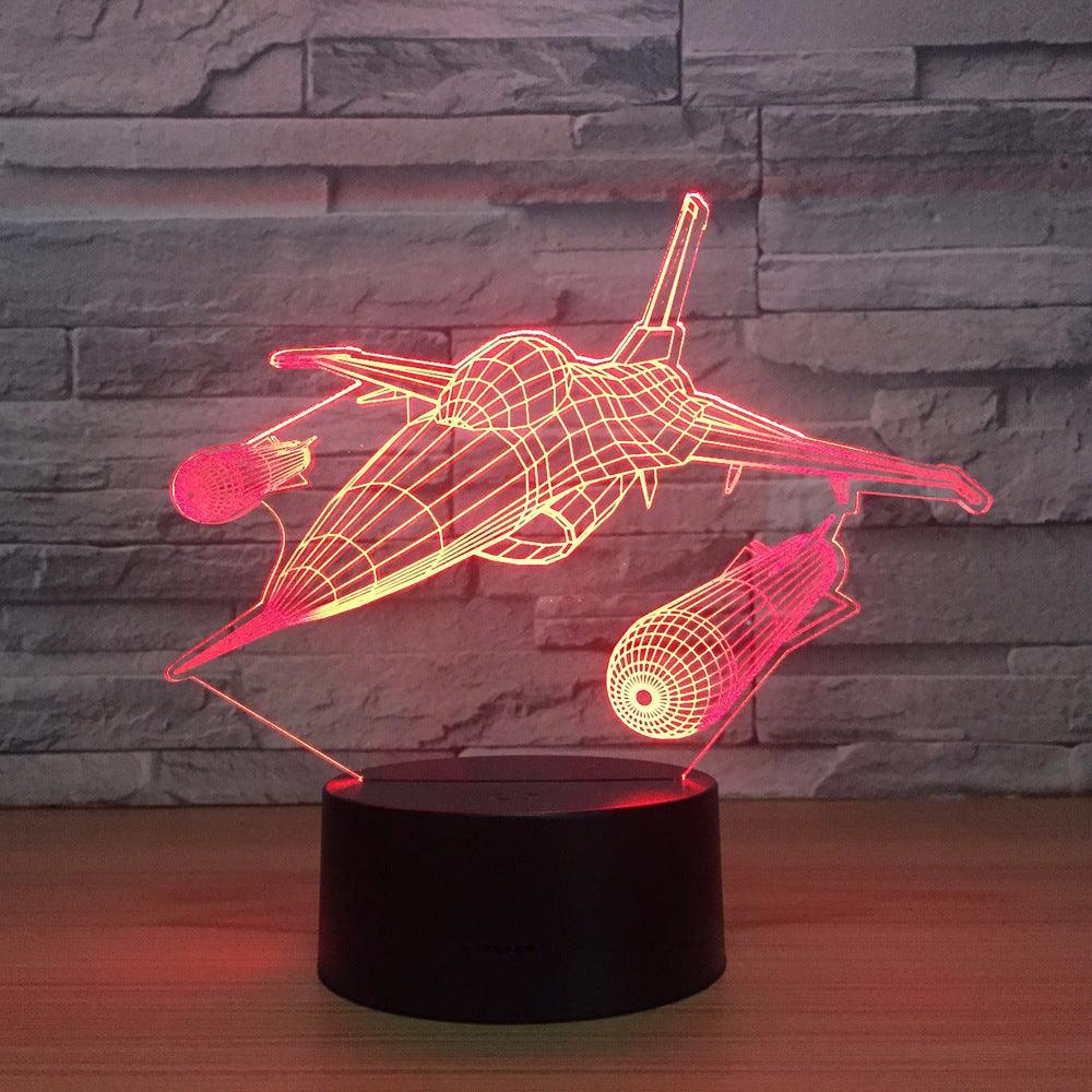 Jet Fighter Optical Lamp-3D Optical Lamp