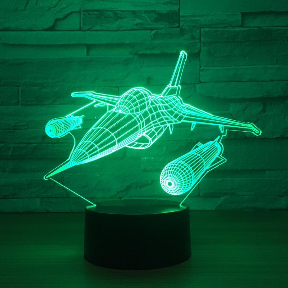Jet Fighter Optical Lamp-3D Optical Lamp