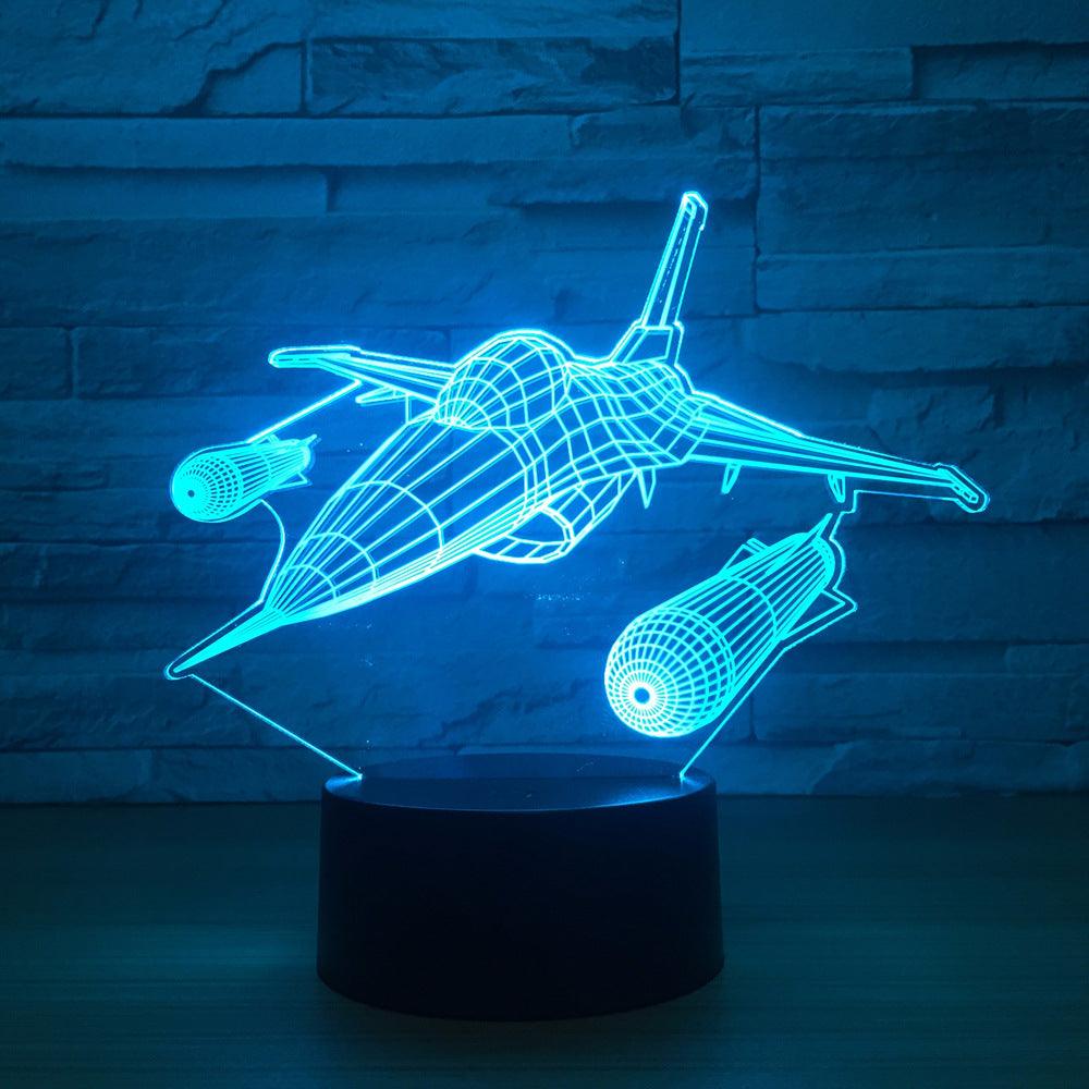 Jet Fighter Optical Lamp-3D Optical Lamp