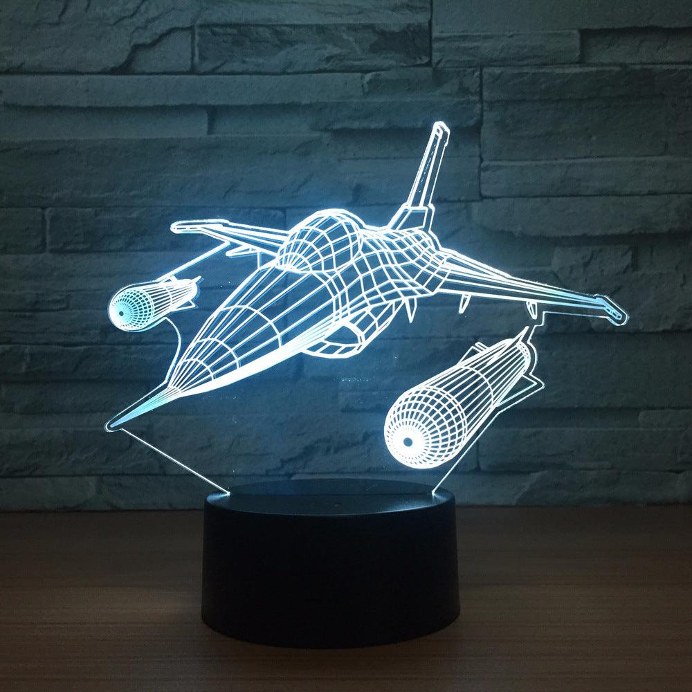 Jet Fighter Optical Lamp-3D Optical Lamp