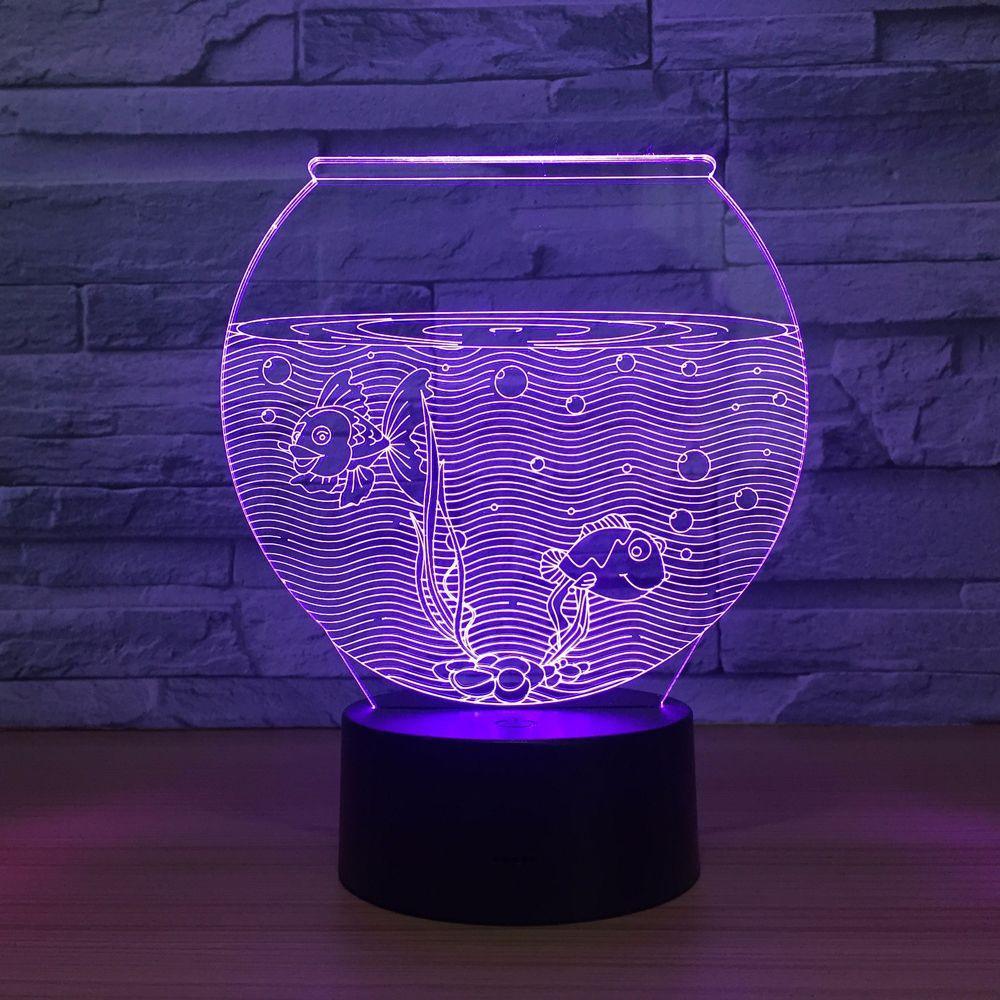 Fishbowl Optical Illusion Lamp-3D Optical Lamp