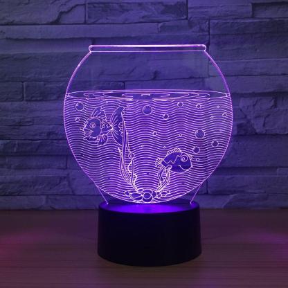 Fishbowl Optical Illusion Lamp-3D Optical Lamp