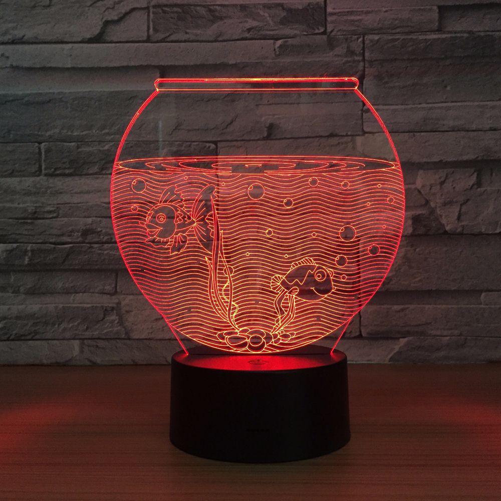 Fishbowl Optical Illusion Lamp-3D Optical Lamp