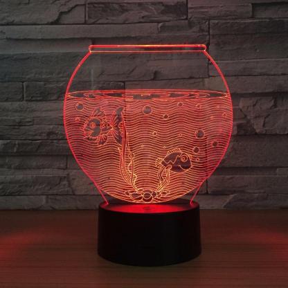 Fishbowl Optical Illusion Lamp-3D Optical Lamp