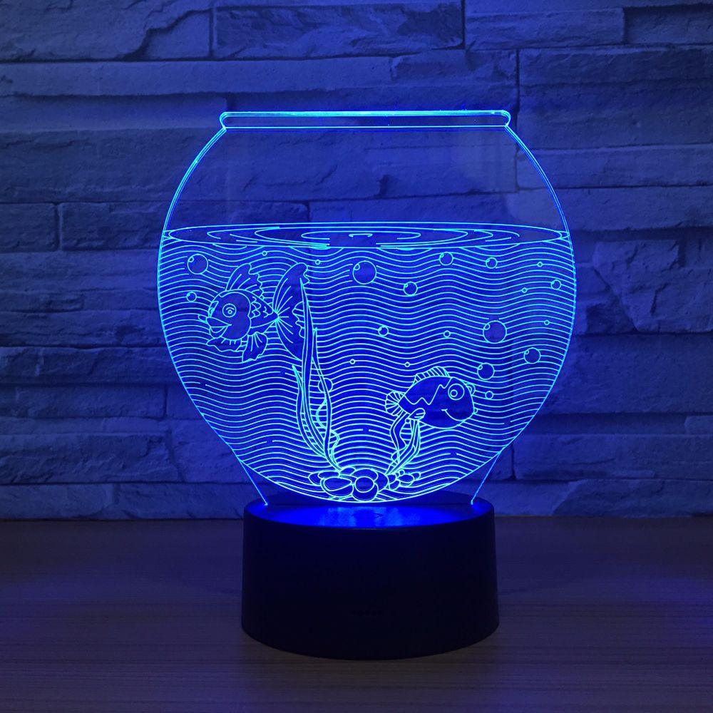 Fishbowl Optical Illusion Lamp-3D Optical Lamp