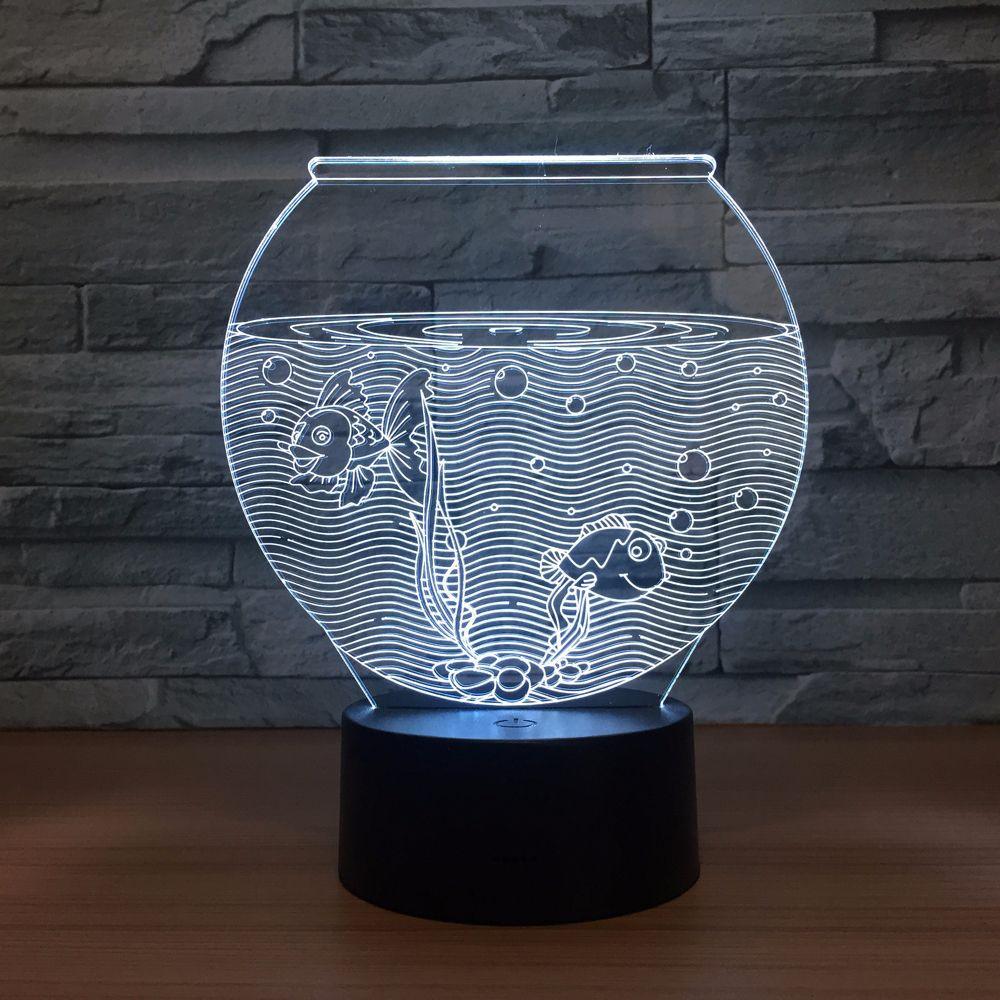 Fishbowl Optical Illusion Lamp-3D Optical Lamp