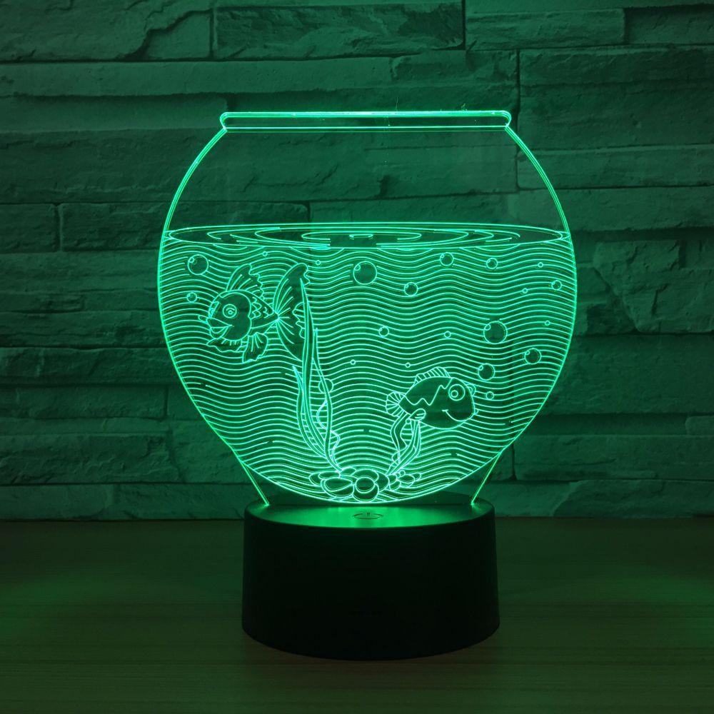 Fishbowl Optical Illusion Lamp-3D Optical Lamp