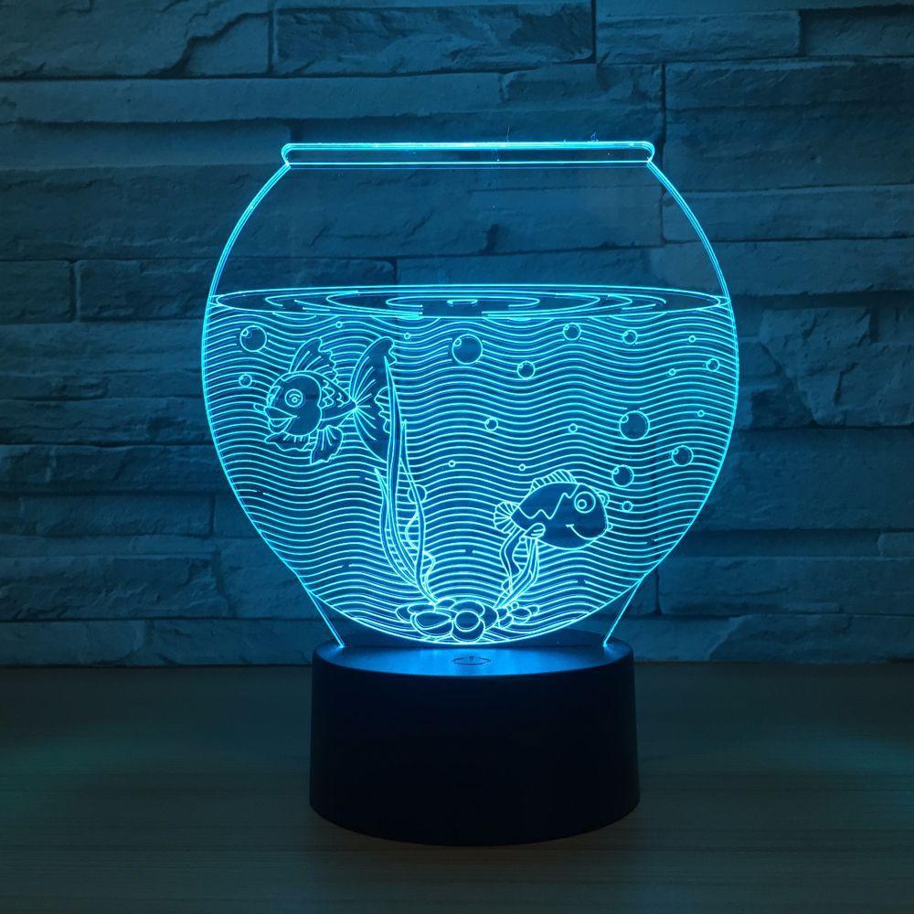 Fishbowl Optical Illusion Lamp-3D Optical Lamp