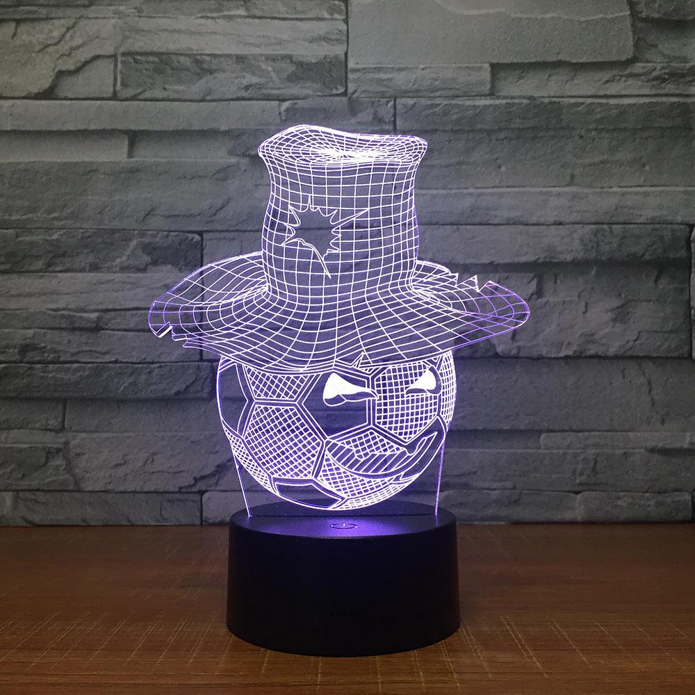 Creative Football 3D Optical Illusion Lamp - 3D Optical Lamp
