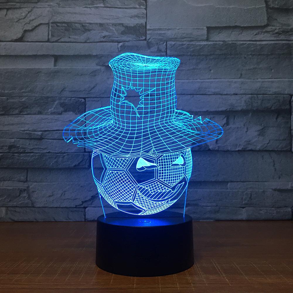 Creative Football 3D Optical Illusion Lamp - 3D Optical Lamp