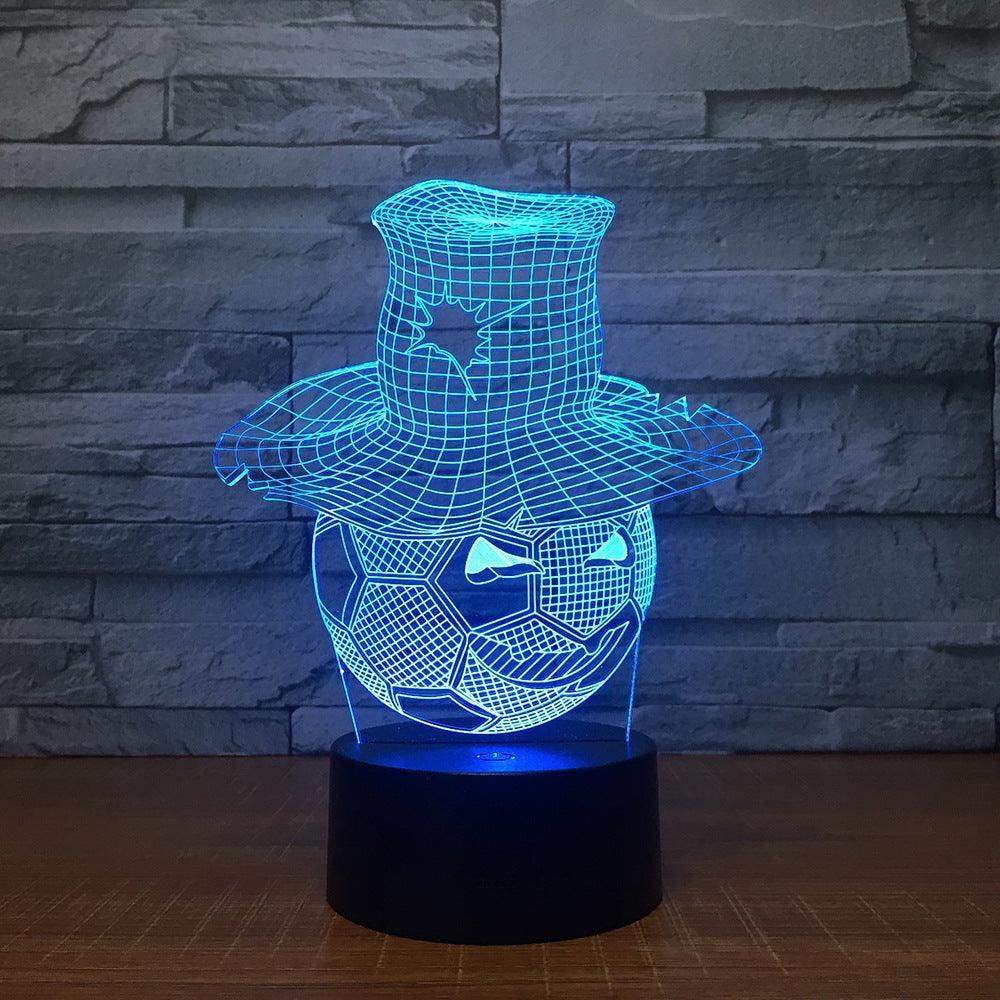 Creative Football 3D Optical Illusion Lamp - 3D Optical Lamp