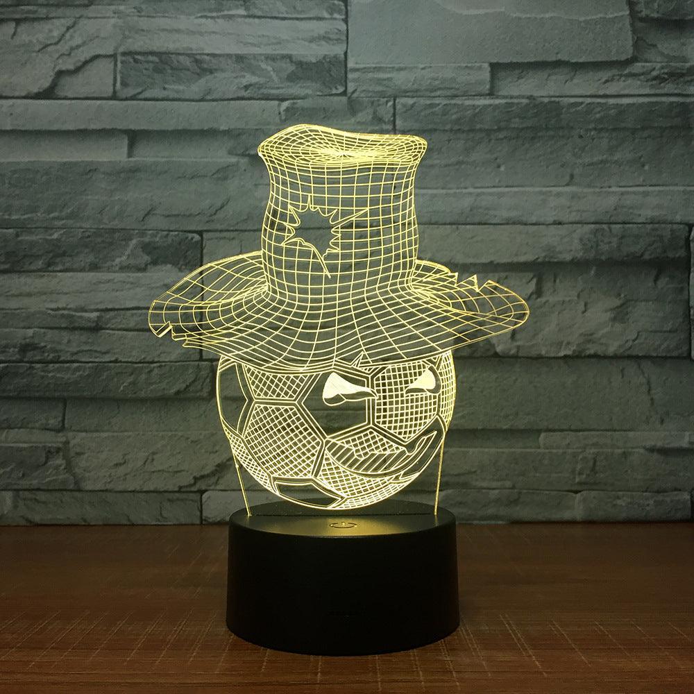 Creative Football 3D Optical Illusion Lamp - 3D Optical Lamp
