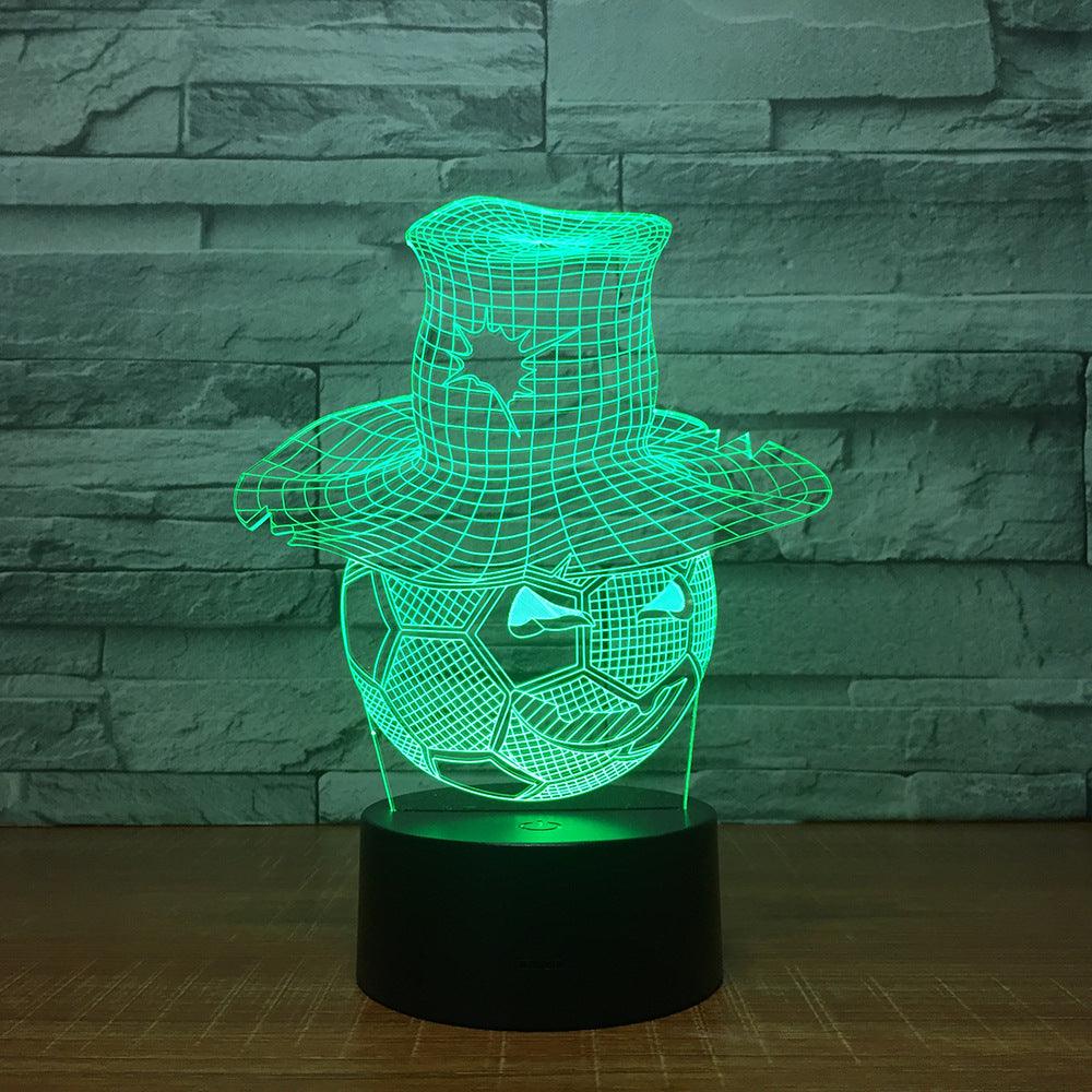 Creative Football 3D Optical Illusion Lamp - 3D Optical Lamp