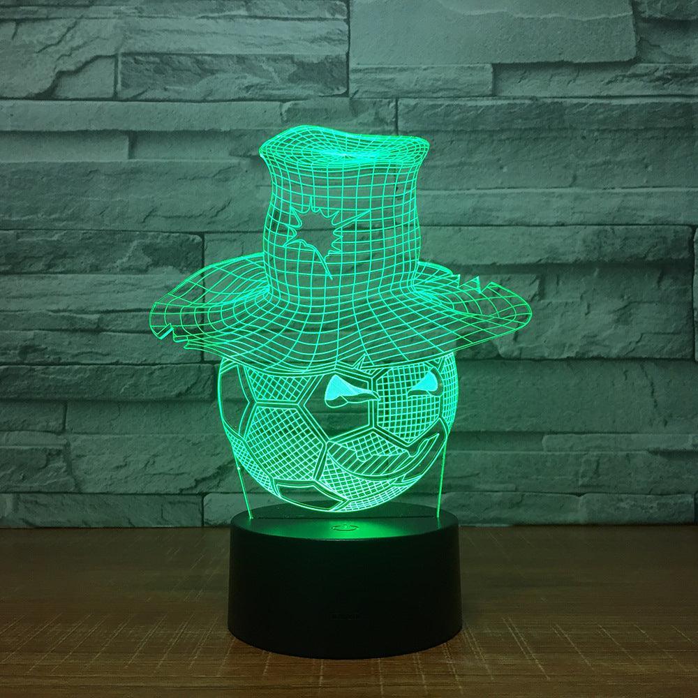 Creative Football 3D Optical Illusion Lamp - 3D Optical Lamp