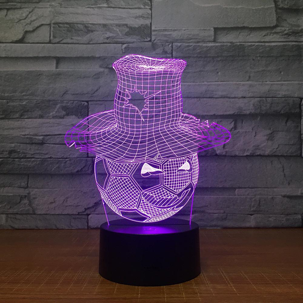 Creative Football 3D Optical Illusion Lamp - 3D Optical Lamp
