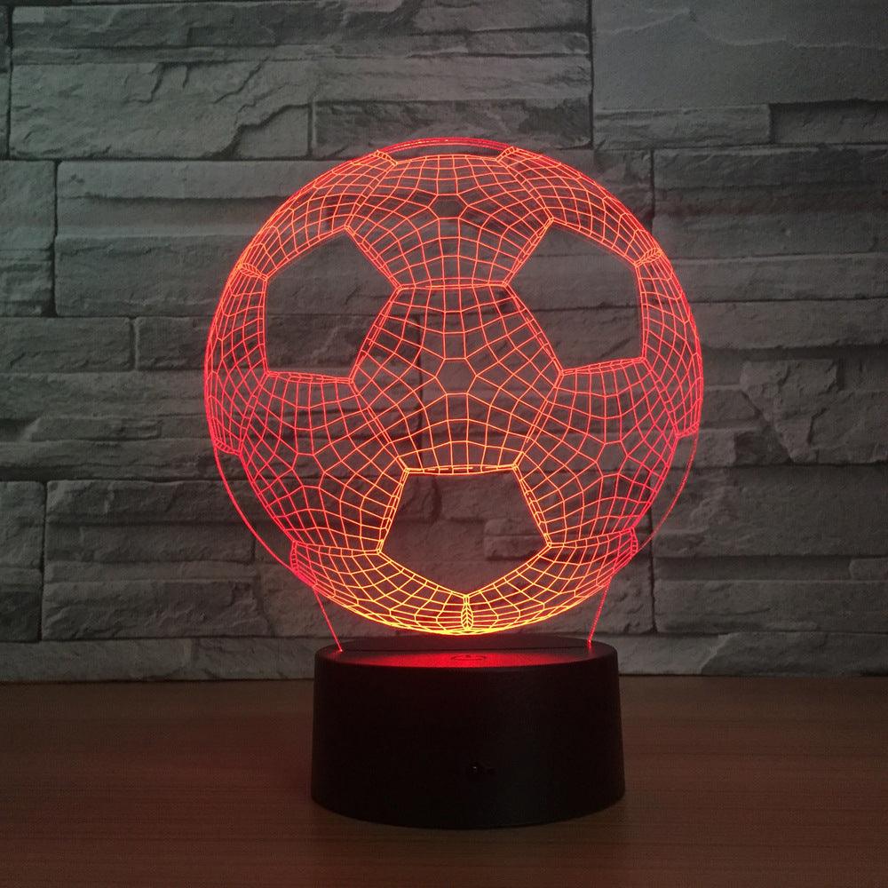 Football Soccer 3D Optical Illusion Lamp-3D Optical Lamp