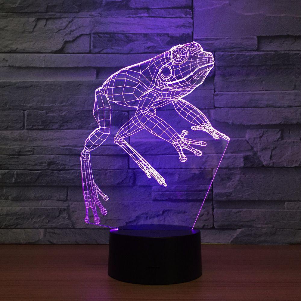 Frog Climb Illusion Lamp-3D Optical Lamp
