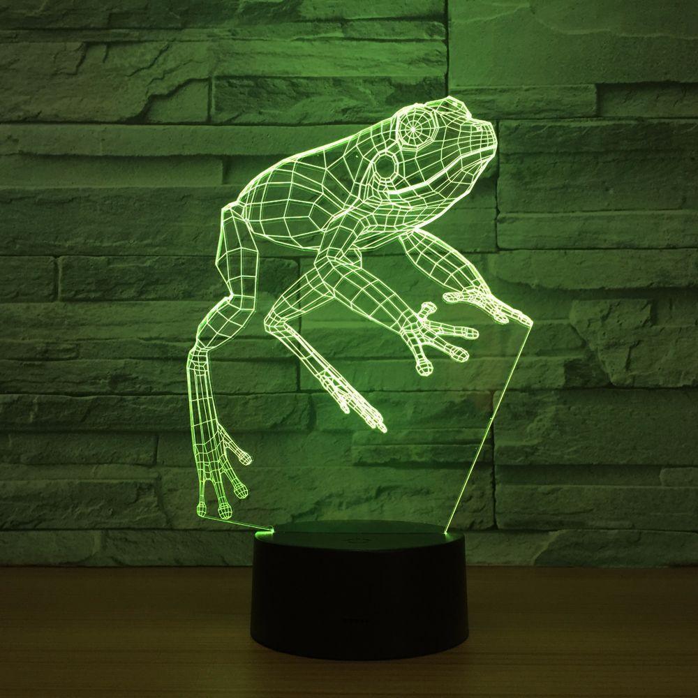 Frog Climb Illusion Lamp-3D Optical Lamp