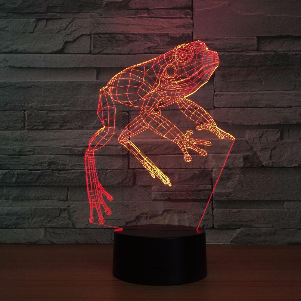 Frog Climb Illusion Lamp-3D Optical Lamp