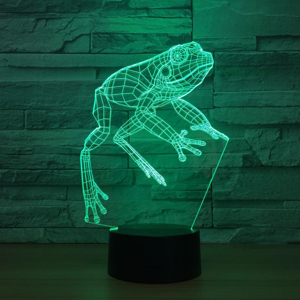 Frog Climb Illusion Lamp-3D Optical Lamp