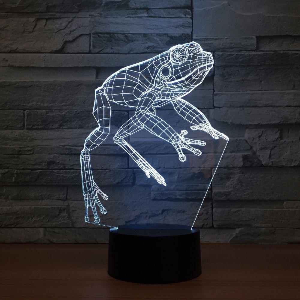 Frog Climb Illusion Lamp-3D Optical Lamp