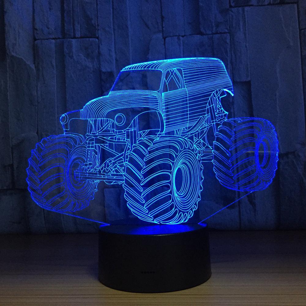 3D Monster Truck Lamp-3D Optical Lamp
