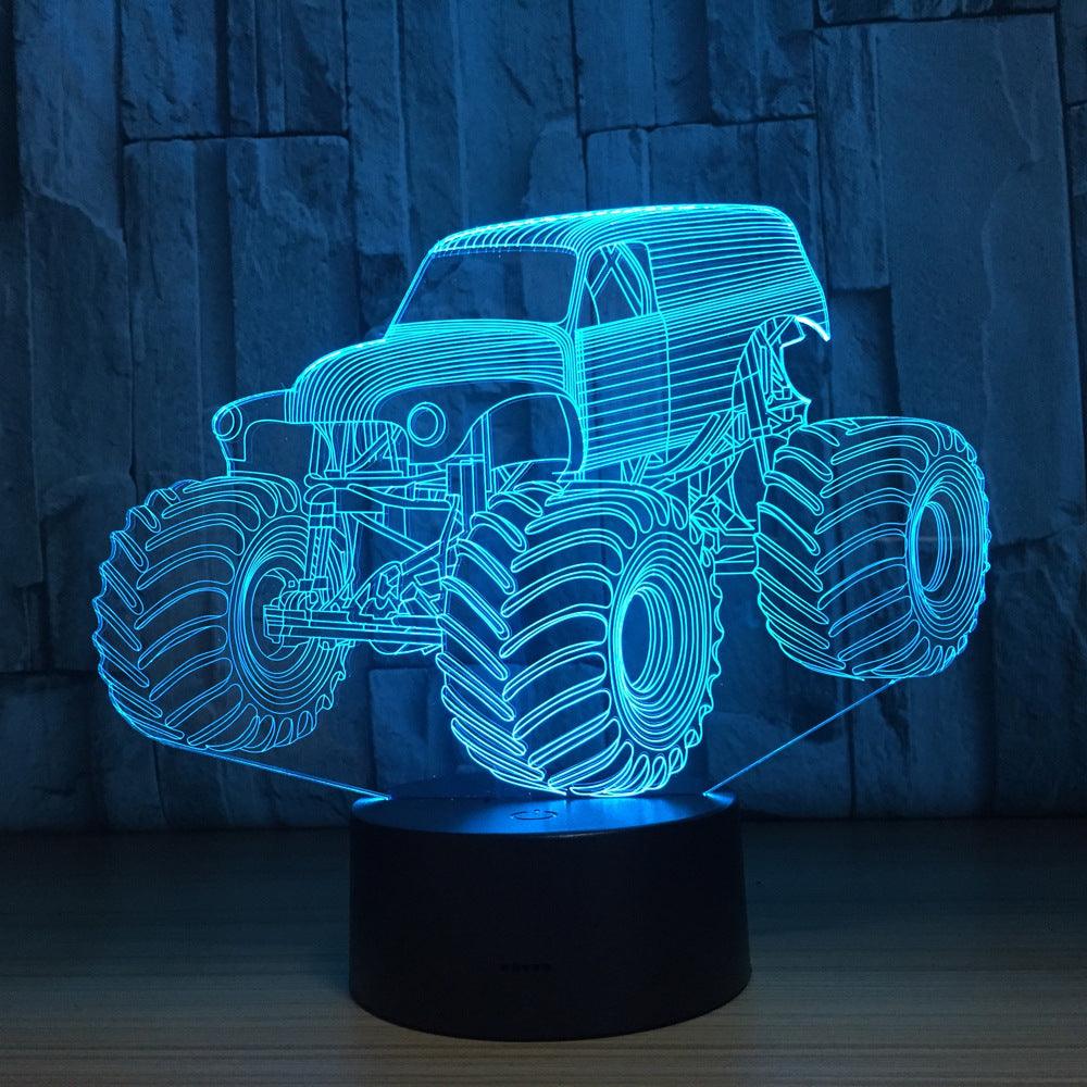 3D Monster Truck Lamp-3D Optical Lamp