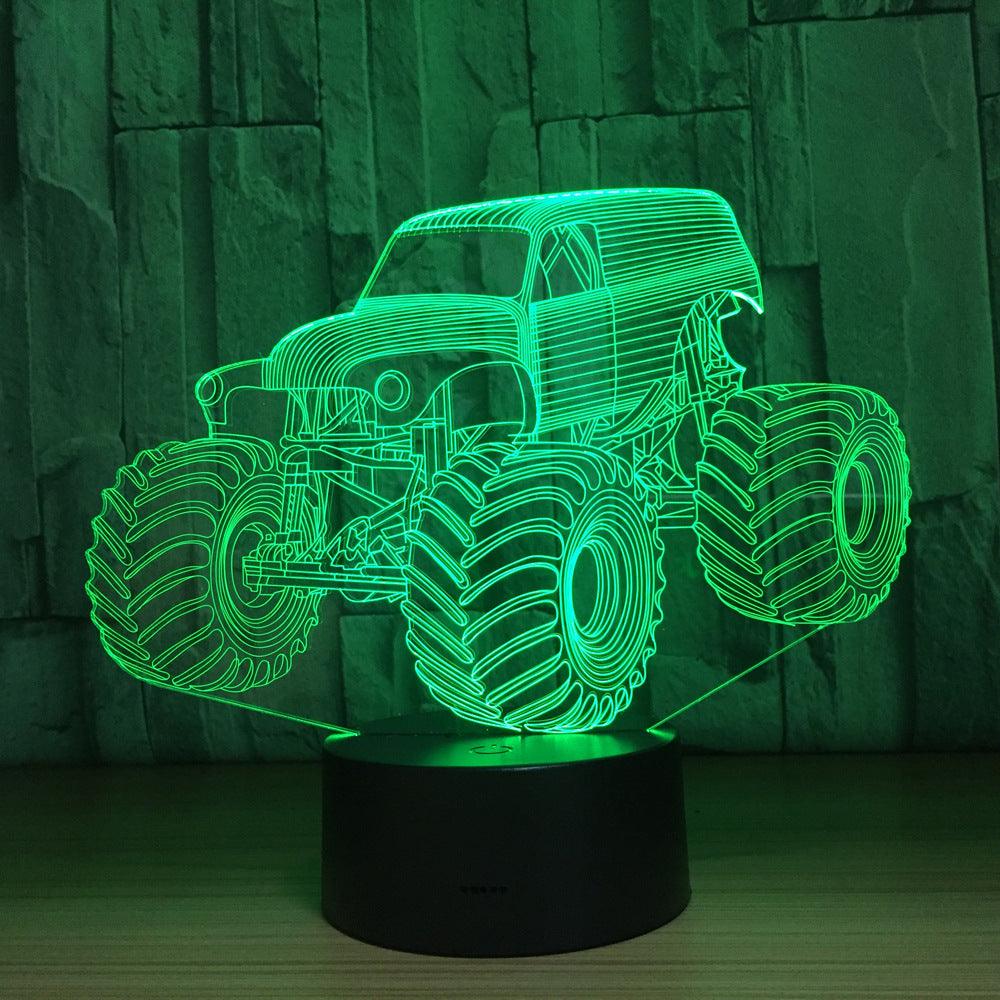 3D Monster Truck Lamp-3D Optical Lamp