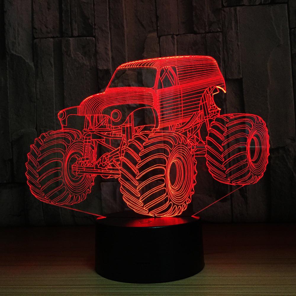 3D Monster Truck Lamp-3D Optical Lamp