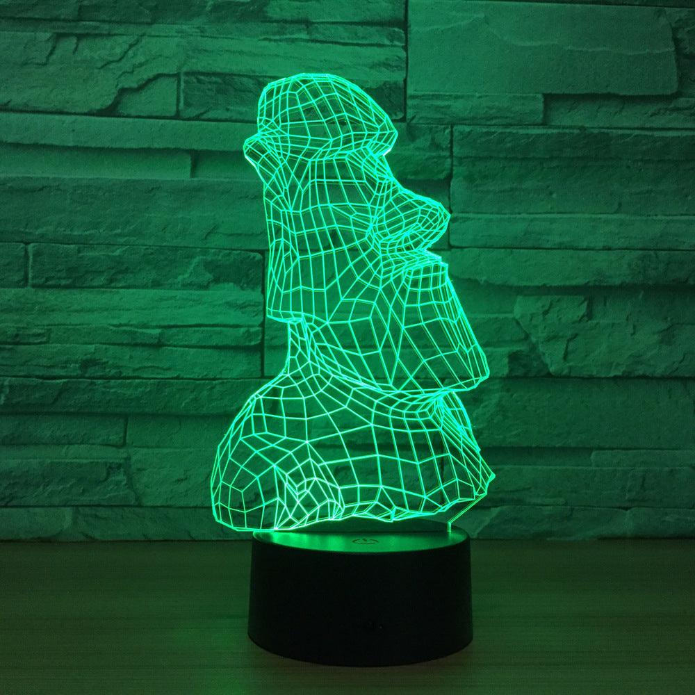 Easter Island Optical Lamp-3D Optical Lamp