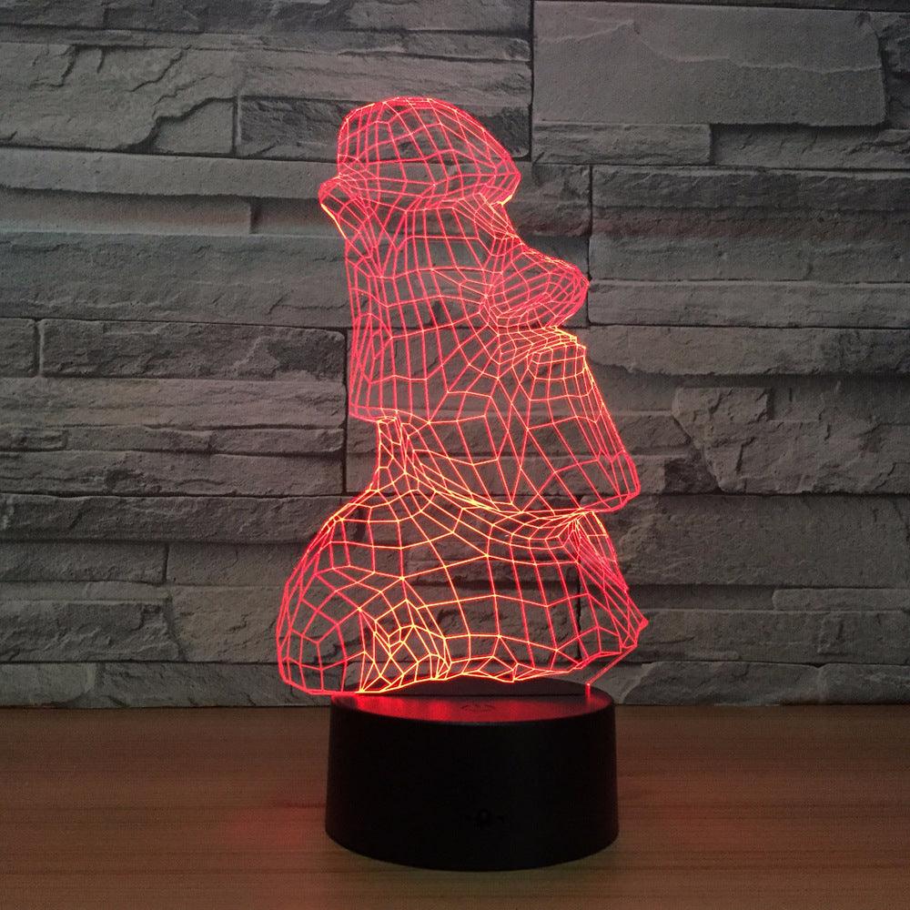 Easter Island Optical Lamp-3D Optical Lamp