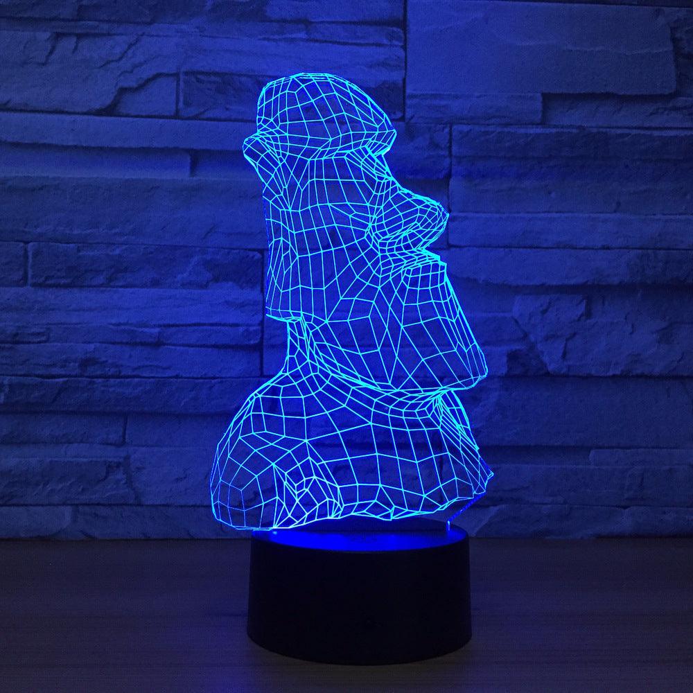 Easter Island Optical Lamp-3D Optical Lamp