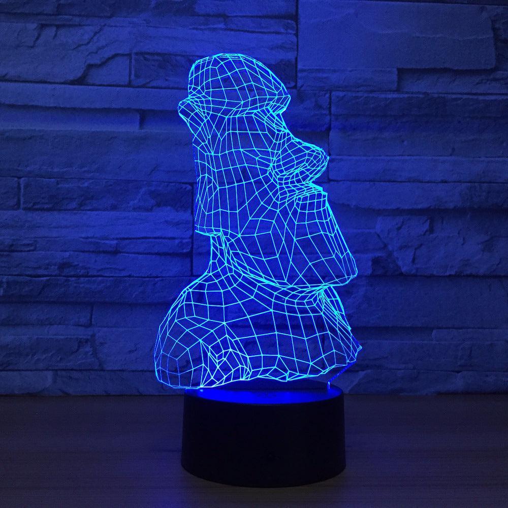 Easter Island Optical Lamp-3D Optical Lamp