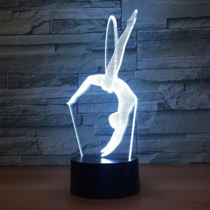 Gymnastics 3D Optical Illusion Lamp - 3D Optical Lamp