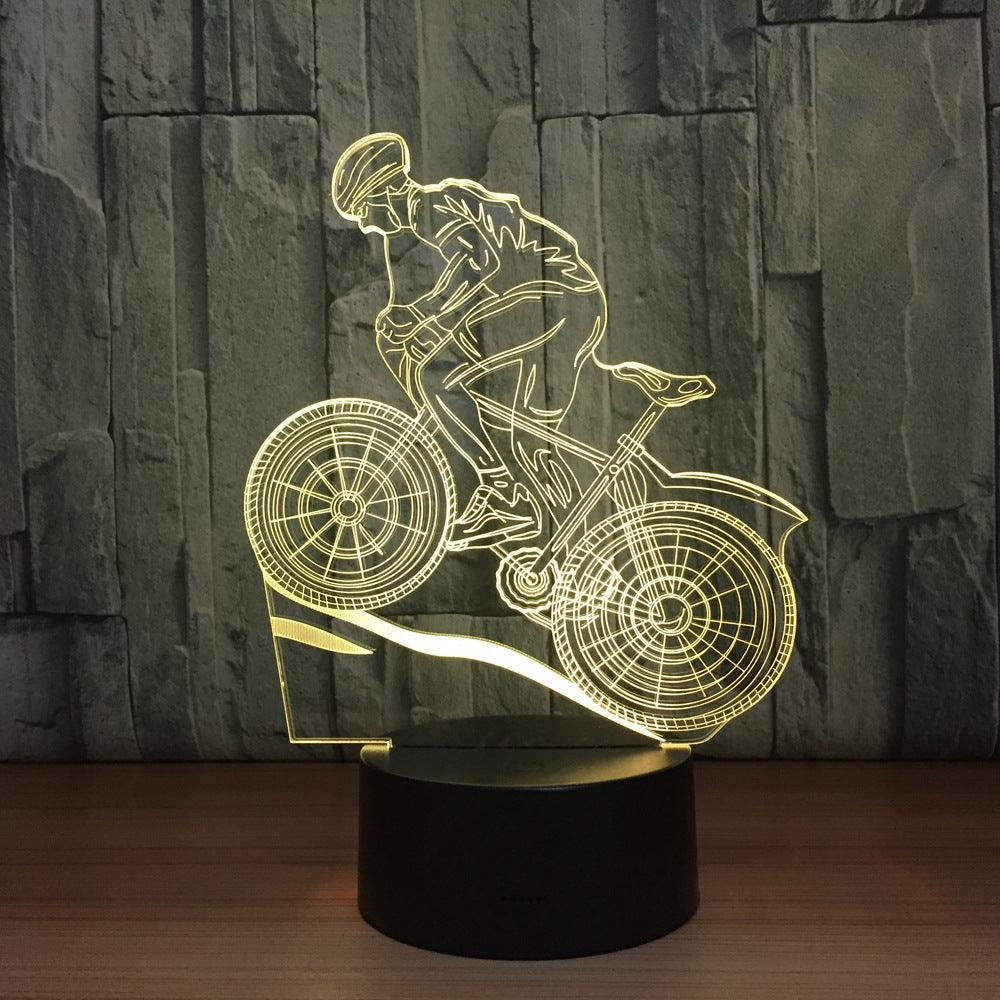 3D Mountain Bike Lamp-3D Optical Lamp