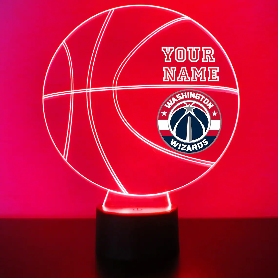 Washington Wizards LED Basketball Sports Fan Lamp